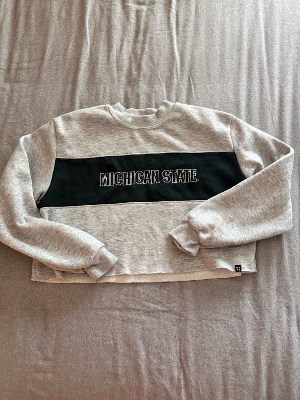 Michigan State Gray Crewneck Sweatshirt